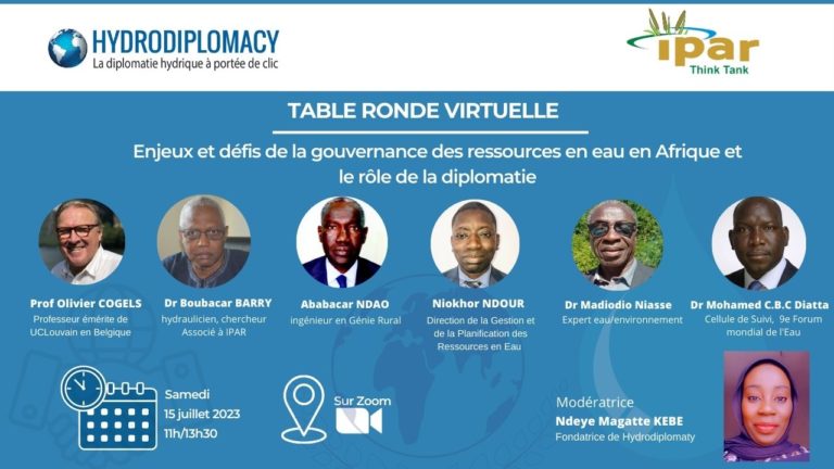 Retour en vidéo sur le lancement officiel de la plateforme hydrodiplomacy Africa